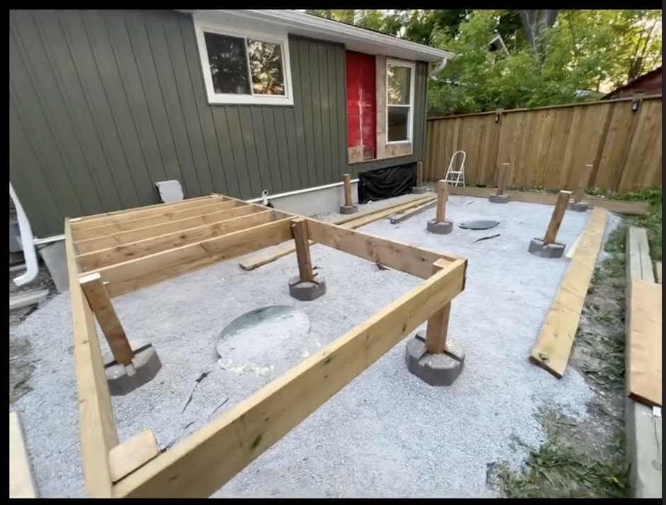 Deck Build - Before